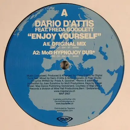 Dario D'Attis Feat. Freda Goodlett - Enjoy Yourself