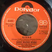 7inch Vinyl Single - Dario Baldan Bembo - Giuro