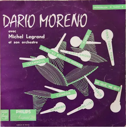 Dario Moreno Avec Michel Legrand Et Son Orchestre - 2ème Série
