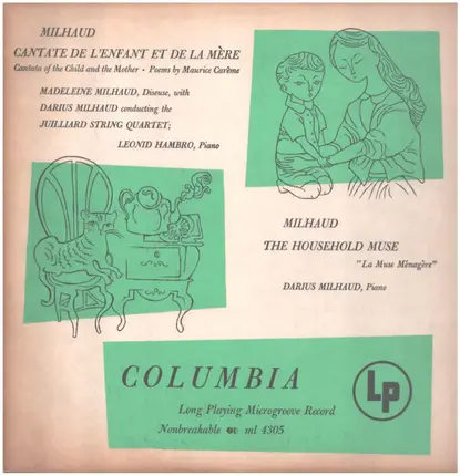 The Juilliard String Quartet (Darius Milhaud) - The Household Muse