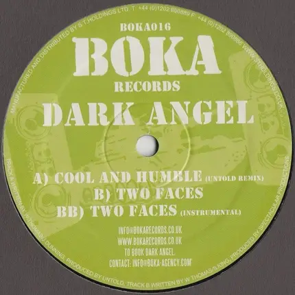 Dark Angel - Cool And Humble / Two Faces