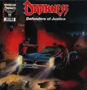 LP - Darkness - Defenders of Justice - Green & Orange Splatter Vinyl / Poster