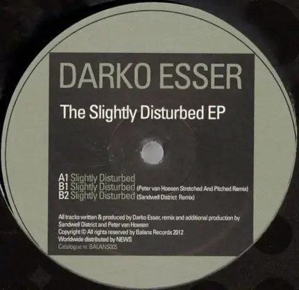 Darko Esser - Slightly Disturbed EP