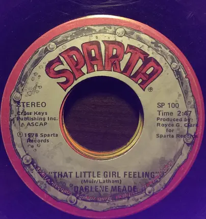 Darlene Meade - Never Stop / That Little Girl Feeling