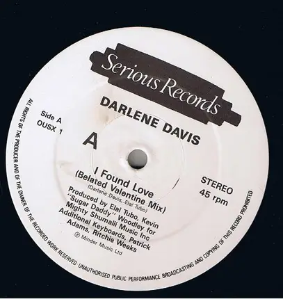 Darlene Davis - I Found Love