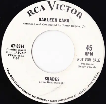 Darleen Carr - Through The Looking Glass / Shades