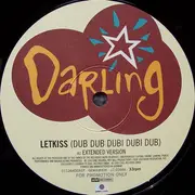 12inch Vinyl Single - Darling - Letkiss (Dub Dub Dubi Dubi Dub)