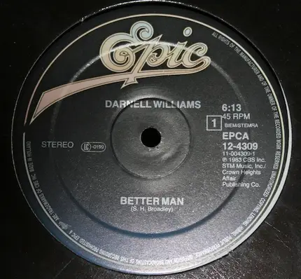 Darnell Williams - Better Man