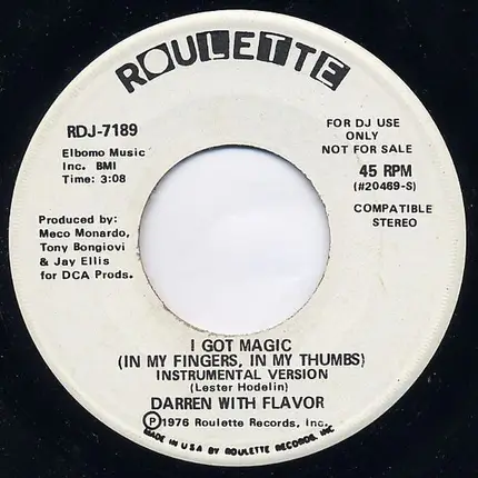Darren With Flavor - I Got Magic (In My Fingers, In My Thumbs)