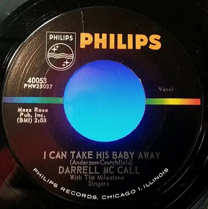 Darrell McCall ,With The Milestone Singers - A Man Can Change