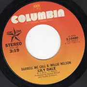 7inch Vinyl Single - Darrell McCall & Willie Nelson - Lily Dale / Please Don't Leave Me