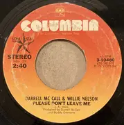 7inch Vinyl Single - Darrell McCall & Willie Nelson - Lily Dale / Please Don't Leave Me
