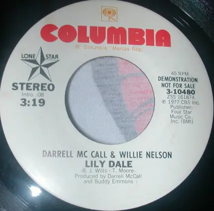 Darrell McCall & Willie Nelson - Lily Dale