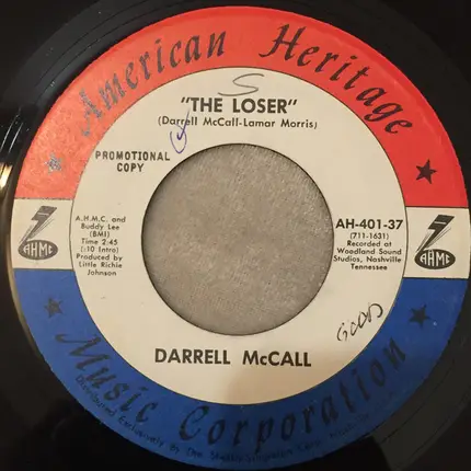 Darrell McCall - Jacque Pierre Bordeaux / The Loser