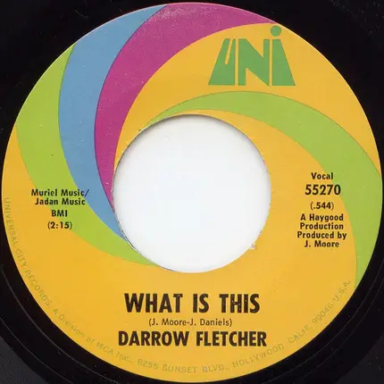 Darrow Fletcher - What Is This / Dolly Baby