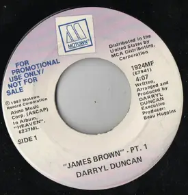 Darryl Duncan - James Brown Pt. 1