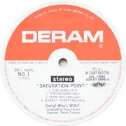 LP - Darryl Way's Wolf - Saturation Point - OBI + Inlay