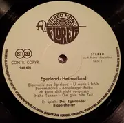 LP - Das Egerländer Blasorchester - Egerländer Blasmusik
