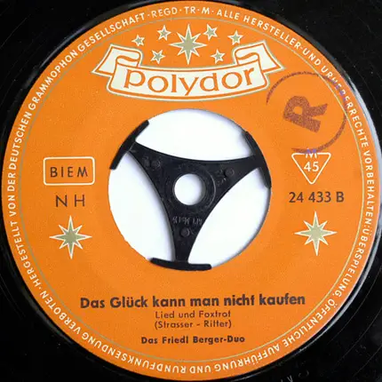 Das Friedl Berger-Duo - Die Reue Kommt Oft Zu Spät! / Das Glück Kann Man Nicht Kaufen