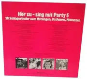 LP - Das Hör Zu-Sing Mit Studio-Orchester Leitung: Paul Biste Und Gerd Wellnitz - Hör Zu - Sing Mit Party 5