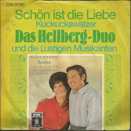 Das Hellberg-Duo - Schön Ist Die Liebe / Kuckuckswalzer