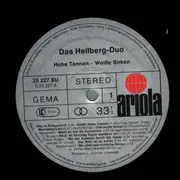 LP - Das Hellberg-Duo - Hohe Tannen ~ Weiße Birken