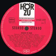 LP - Das Hugo Strasser-Sextett - Musik In Bar