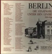 Das Orchester Der Staatsoper Berlin - Berlin: Die Staatsoper Unter Den Linden 1919-1945
