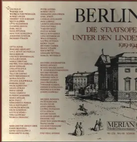 Das Orchester Der Staatsoper Berlin - Berlin: Die Staatsoper Unter Den Linden 1919-1945