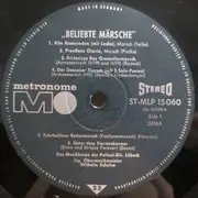 LP - Das Musikkorps Der Polizeidirektion Lübeck - Beliebte Märsche