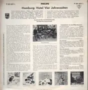 LP - Das Reinhold-Ensemble, Hans Georg Schindler - Hamburg: Hotel Vier Jahreszeiten