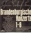 LP - Das Württembergische Kammerorchester unter Jörg Faerber - Bach - Die Brandenburgischen Konzerte - Gatefold