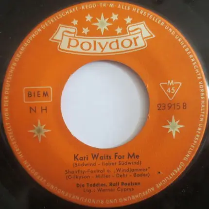 Das Tom Dooley-Trio / Die Teddies , Ralf Paulsen - Tom Dooley / Kari Waits For Me