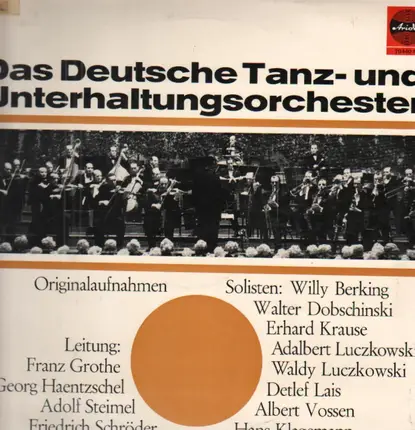 das deutsche tanz- und unterhaltungsorchester - originalaufnahmen