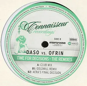 Daso Vs. Ofrin - Time For Decisions (The Remixes)