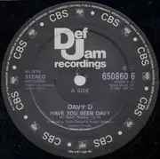 12inch Vinyl Single - Davy D - Have You Seen Davy / Keep Your Distance / Get Busy (We Ain't New To This)