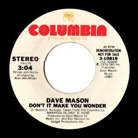 Dave Mason - Don't It Make You Wonder