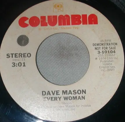 Dave Mason - Every Woman