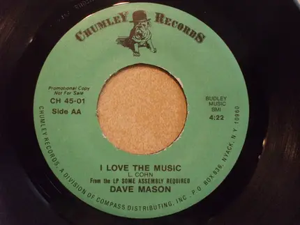 Dave Mason - I Love The Music