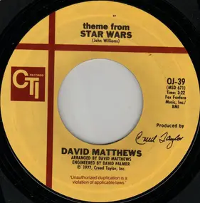 Dave Matthews - Theme From Star Wars / Princess Leia's Theme (From Star Wars)