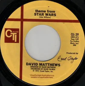 Dave Matthews - Theme From Star Wars / Princess Leia's Theme (From Star Wars)