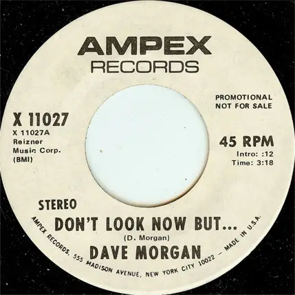 Dave Morgan - Don't Look Now But...