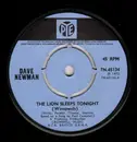 7inch Vinyl Single - Dave Newman - The Lion Sleeps Tonight (Wimoweh) - Push-out Centre