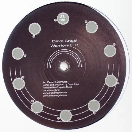 Dave Angel - Warriors E.P.