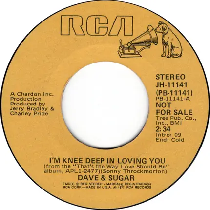 Dave And Sugar - I'm Knee Deep In Loving You