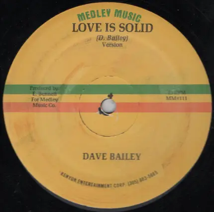 Dave Bailey - Love Is Solid