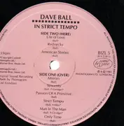 LP - Dave Ball - In Strict Tempo - GENESIS P. ORRIDGE