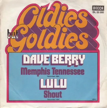 Dave Berry & The Cruisers / Lulu - Memphis Tennessee