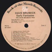 Double LP - Dave Brubeck , The Dave Brubeck Trio , The Dave Brubeck Quartet , The Dave Brubeck Octet - Early Fantasies