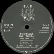 LP - Dave Brubeck Feat. Paul Desmond - Live Together